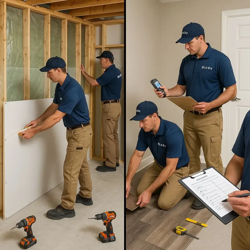 Repairs and Reconstruction process in Merryville, LA