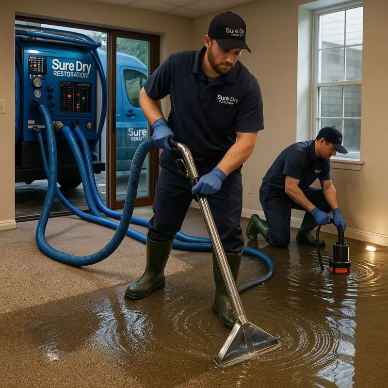 Water Extraction and Removal process in Merryville, LA